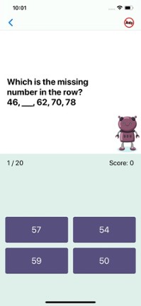 Second Grade Math Quiz screenshot