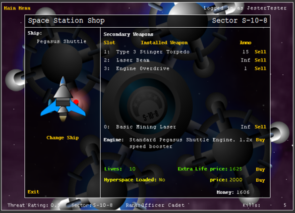 Starfighter: Disputed Galaxy screenshot