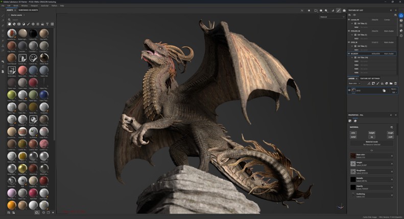 Substance 3D Painter 2025 screenshot