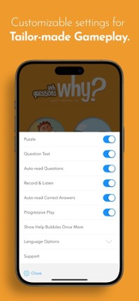 WH Questions Why? Puzzle Game screenshot