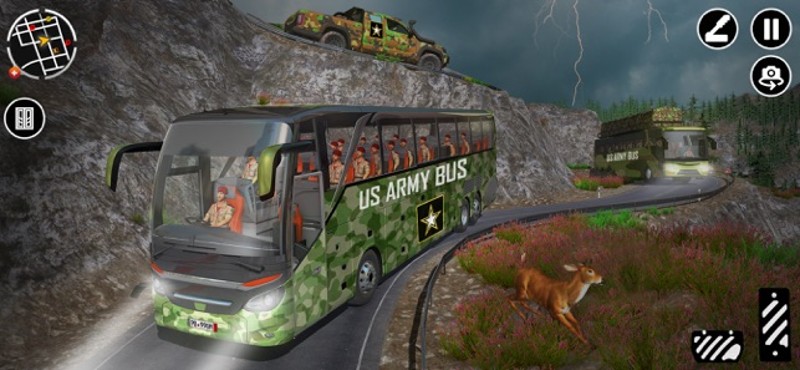 Army Bus Driving Games 3D screenshot