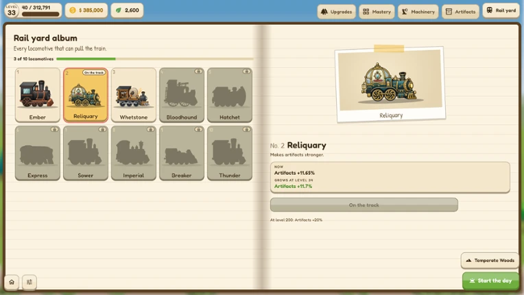 Choo chop screenshot
