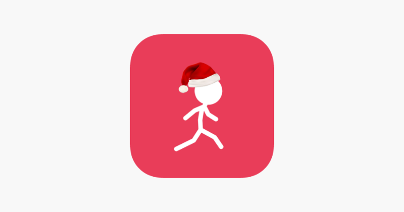 Christmas Stick Man Tap Line dodge Games for kids Image