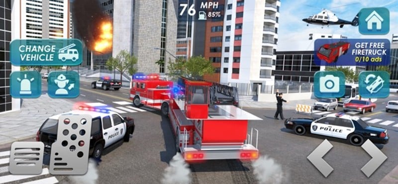 Fire Truck Game 911 Emergency screenshot