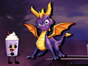 Flappy Spyro Grimace Image