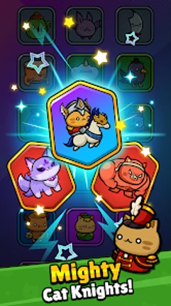 Meow Knights: Idle RPG screenshot