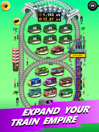 Train Merger Idle Train Tycoon screenshot