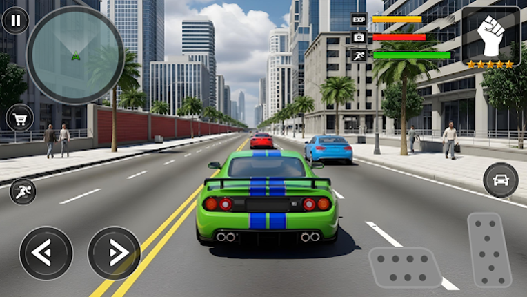 Crime Car City Gangster Games screenshot
