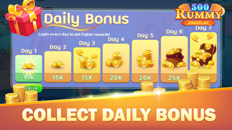 500 Rummy ZingPlay Image