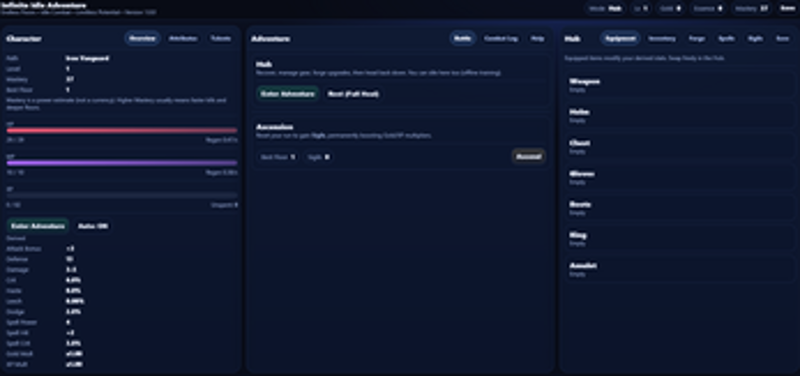 Infinite Idle Adventure Image