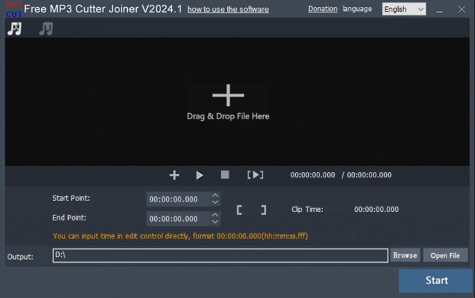 Free MP3 Cutter Joiner screenshot