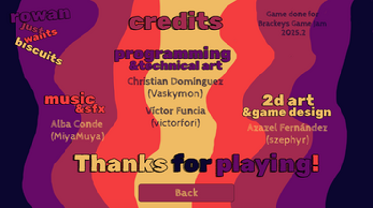 rowan just wants biscuits screenshot