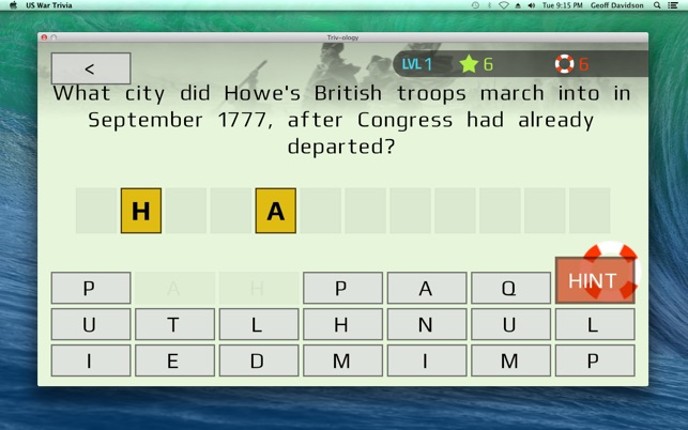 US War Trivia screenshot