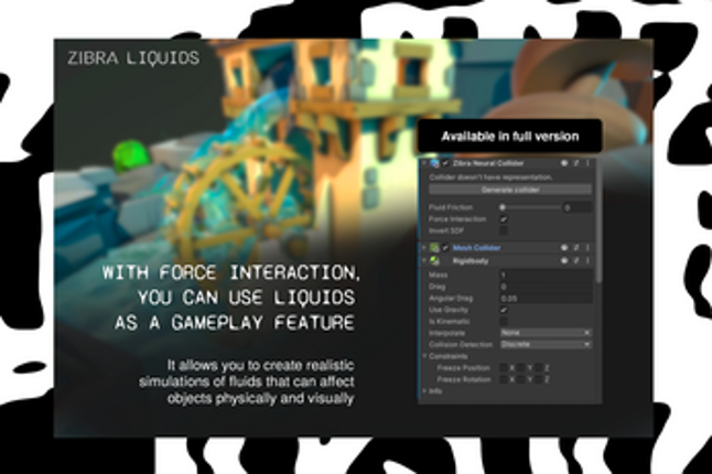 Zibra Liquids Free screenshot