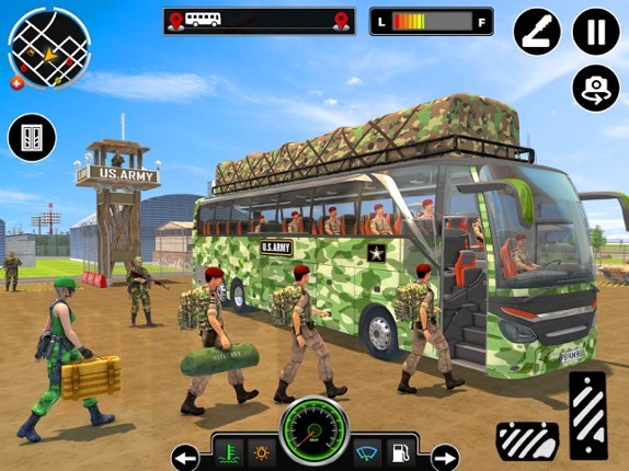 Army Bus Driving Games 3D screenshot