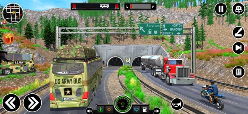 Army Bus Driving Games 3D screenshot