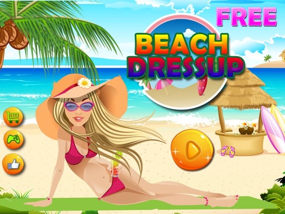 Beach Dress Up- free Princess hot fashion star and salon game for girls &amp; boys screenshot
