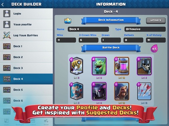 Best Guide for Clash Royale - Deck Builder &amp; Tips Image