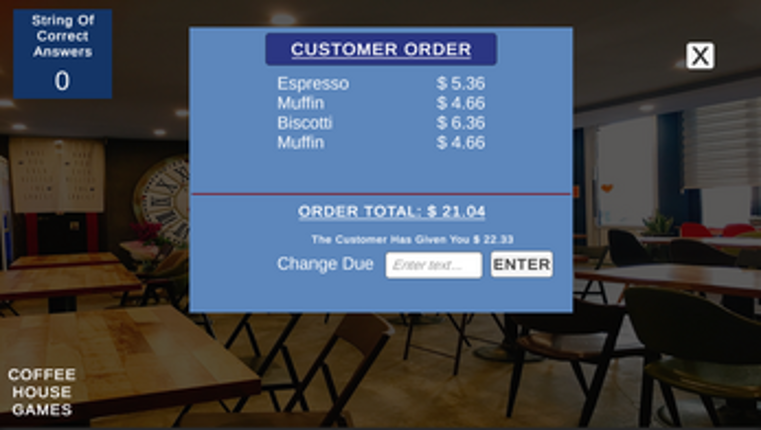 Coffeehouse Games screenshot