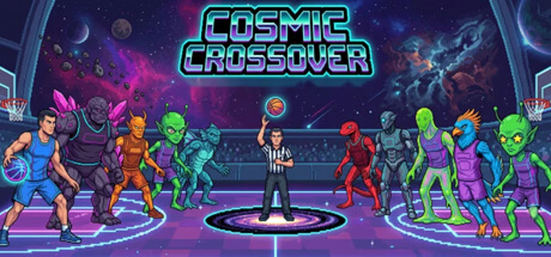 Cosmic Crossover: Roguelike Basketball Image