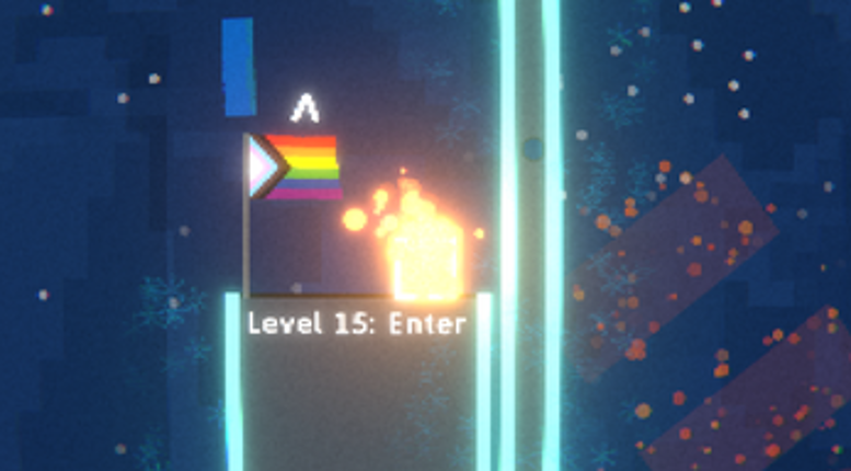 Dash With the Fireball on the Ice Walls to Climb to the Top: The Game Image