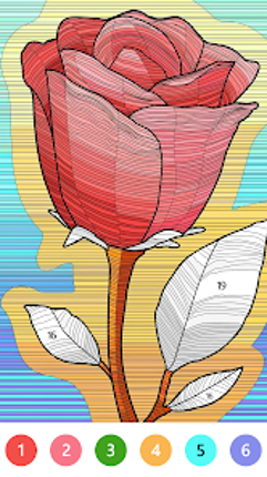 Vivid Color Paint By Number screenshot