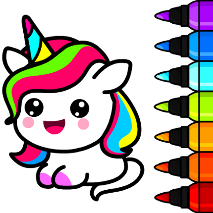 Unicorn Coloring Book for Kids Image