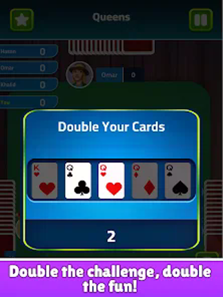 Trix King of Hearts Card Game screenshot