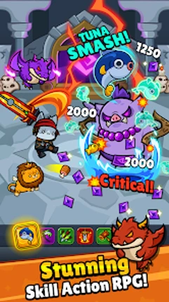 Meow Knights: Idle RPG screenshot