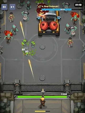 Zombie War: Idle Defense screenshot