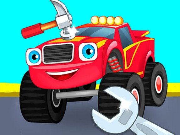 Monster Truck Repairing Game Cover