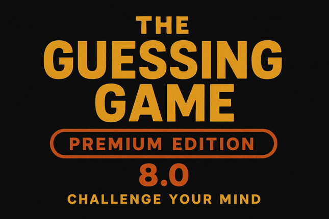 THE GUESSING GAME, Premium Edition v8.0 Image