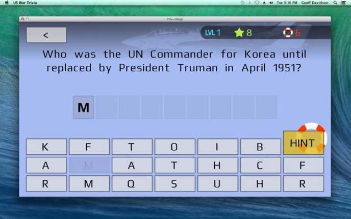US War Trivia screenshot