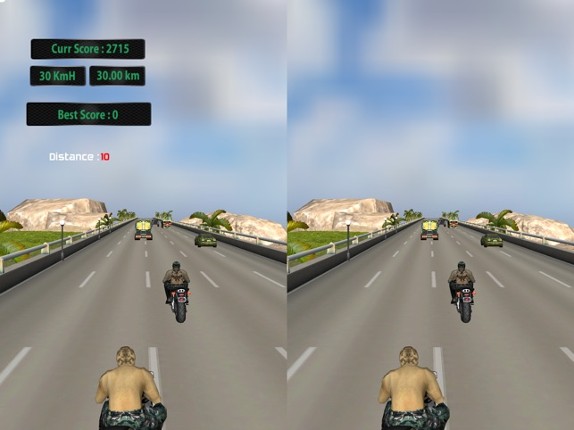 VR US ARMY MOTO RACER screenshot