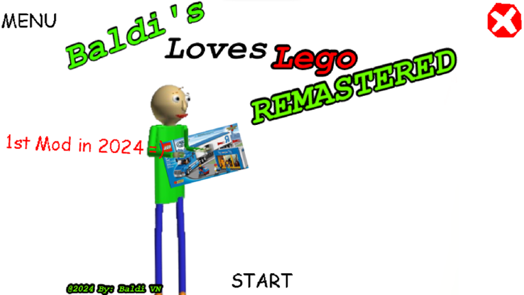 Baldi's Loves Lego Remastered Game Cover