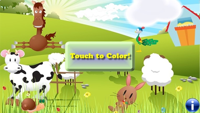 Coloring Book the Country Farm Image