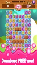 Donut Blast Legend Delicious Gummy Match 3 Game Image