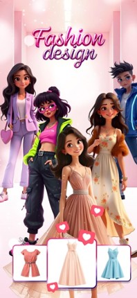Fashion design &amp; dress-up game screenshot