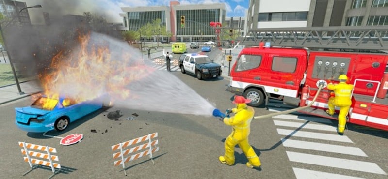 Fire Truck Game 911 Emergency screenshot