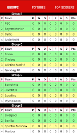 League Table Creator screenshot