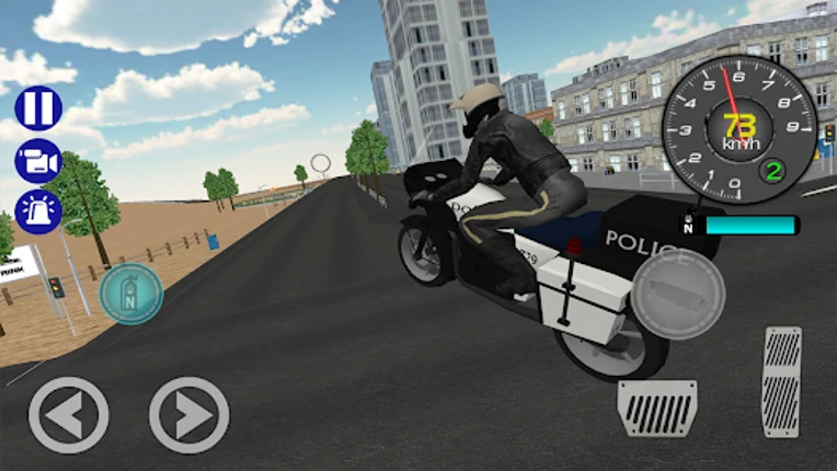 Police Motorbike Road Rider screenshot