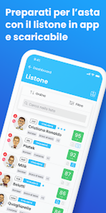 Fantacalcio ® Guida per l'asta screenshot