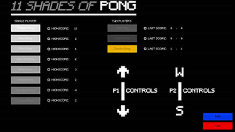 Eleven Shades of Pong Image