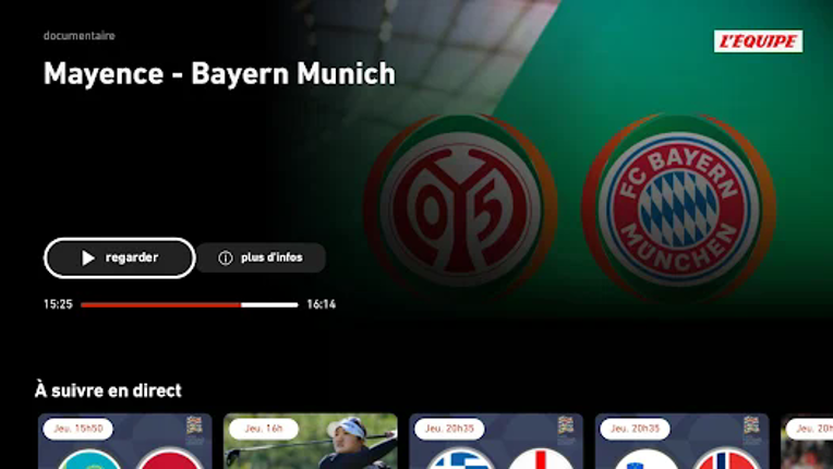 L’ÉQUIPE - actu, score, match Image