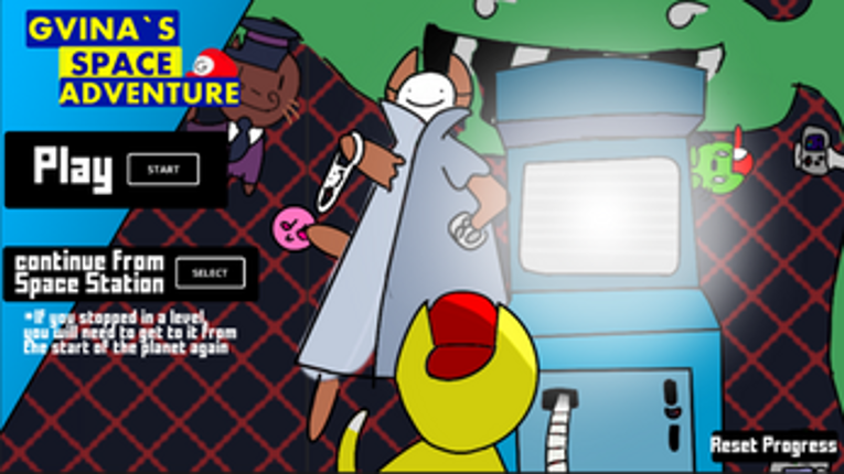 Gvina's Space Adventure screenshot