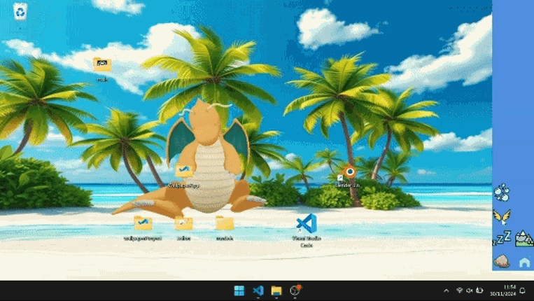 Interactive Pokemon Wallpaper screenshot
