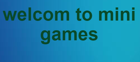 Games like Mini games