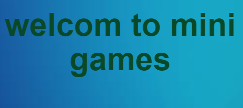 Mini games Image
