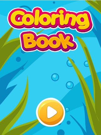 Sea Animal Coloring Book Draw Paint Games screenshot