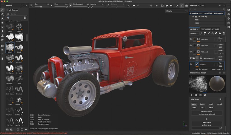 Substance 3D Painter 2025 screenshot